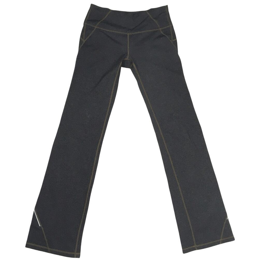 Athleta Pants‎ Wide Leg Yoga Leggings Activewear Pull On Pocket Stretch Grey XS
